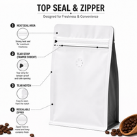 Premium Coffee Packaging Bag with Degassing Valve