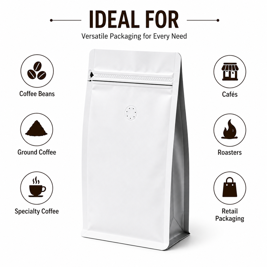 Resealable Coffee Bean Packaging Pouch