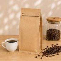Brown Kraft Coffee Bags for Coffee Shops Bakeries Gourmet Stores and Retail Packaging