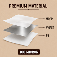 White Stand Up Pouch with without Window