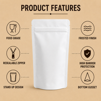 White Stand Up Pouch with without Window