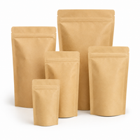 Kraft Paper Stand Up Pouch Without Window