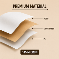 Premium Kraft Paper Stand Up Bag